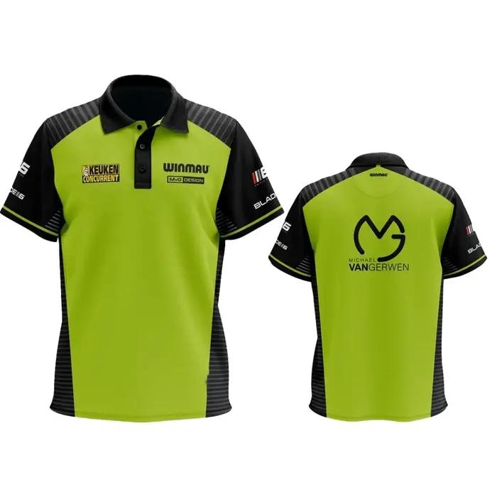 Winmau Michael van Gerwen Dartshirt Darts Enthusiast POLO shirt Sports Dry Quickly Men's T-Shirt Chi