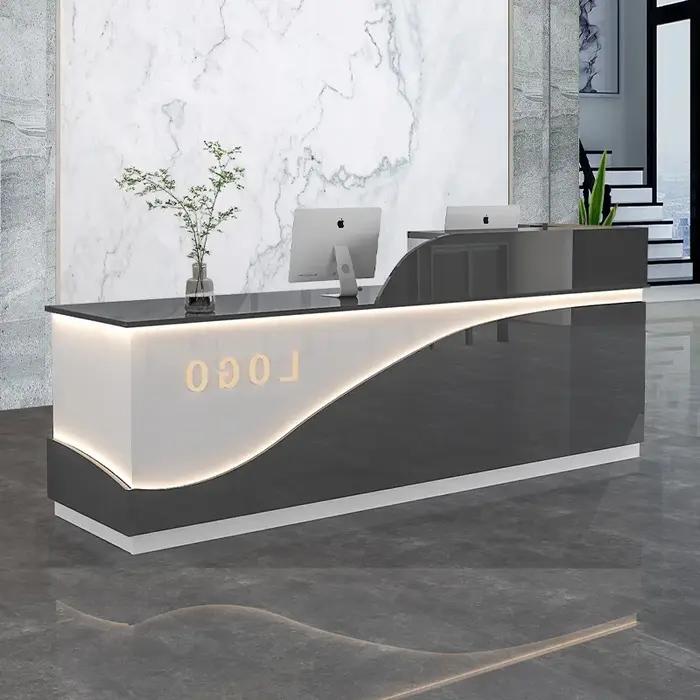 Bureau de réception pour maison de beauté, bureau moderne et Simple, bureaux de réception pour caissier, Salon de luxe, réception Mostrador, meubles commerciaux