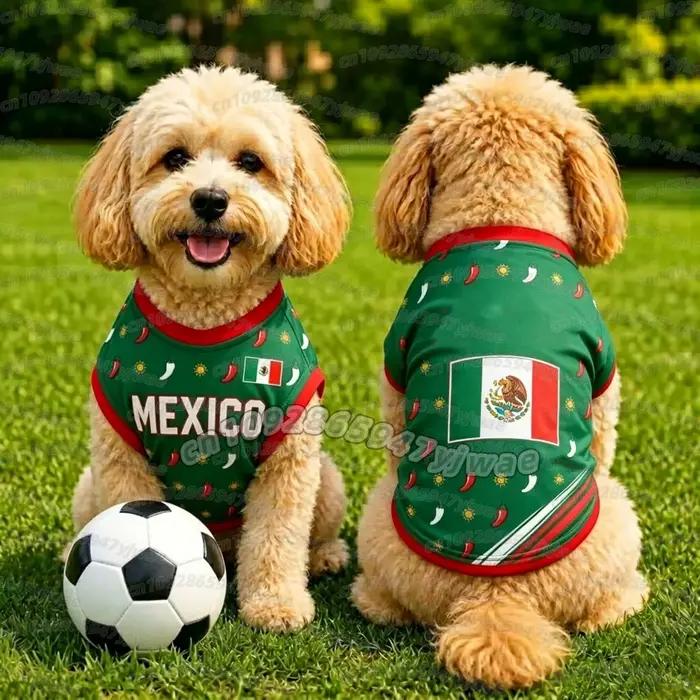 Vêtements pour chiens respirants en maille 10 mailles Mexique – Maillot de sport pour Schnauzer