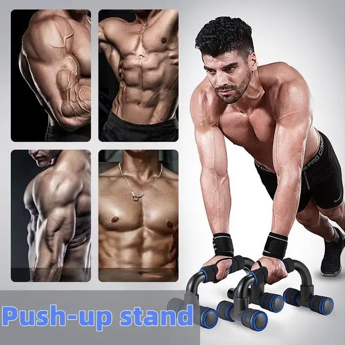 Équipement de fitness de soutien push-up sujet en forme de I pour l'entraînement musculaire de la poitrine
