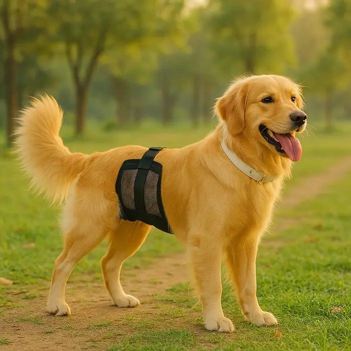 Culotte de sécurité anti-harcelement pour chien mâle en période d'œstrus