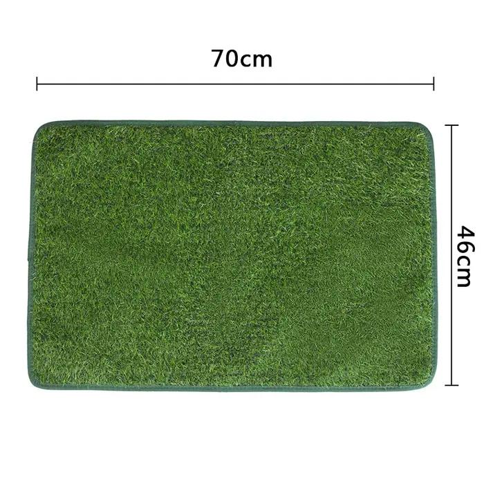 Tapis d'herbe pour chien réutilisable et lavable – Pelouse artificielle anti-odeurs pour l'entraînement des animaux de
