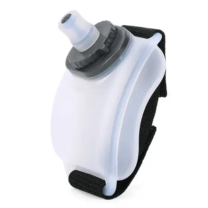 Bouteille d'eau portable mains libres de 200 ml pour poignet, gadget d'hydratation pour la course à pied, le marathon, le cyclisme, le camping, l'escalade