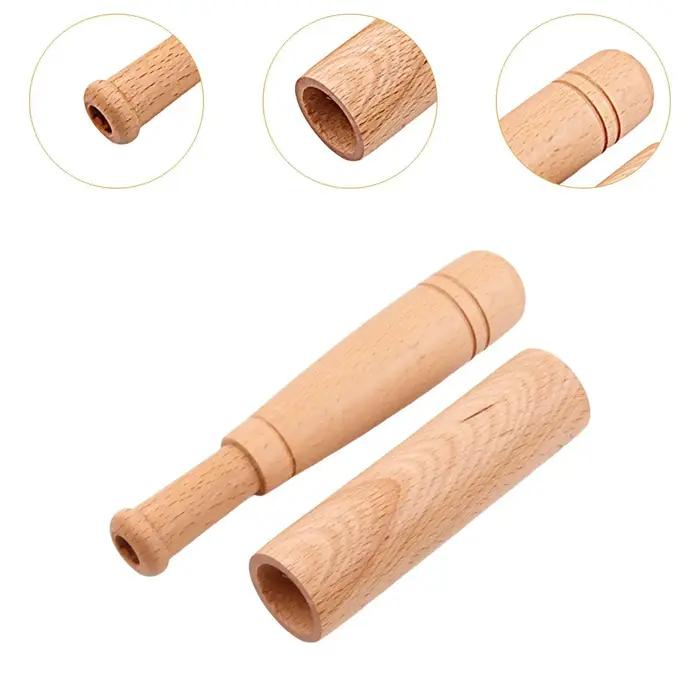 Sifflet à sanglier compact en bois - Sons réalistes pour attirer les animaux - Portable pour camping et chasse