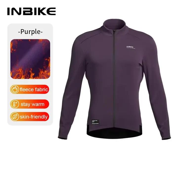 INBIKE femme polaire cyclisme maillot hiver vtt vélo vêtements thermique