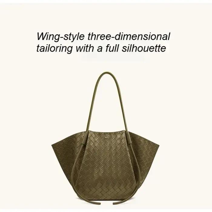JW PEI Sac fourre-tout de luxe texturé pour femme Nala, sac à bandoulière multifonctionnel grande ca