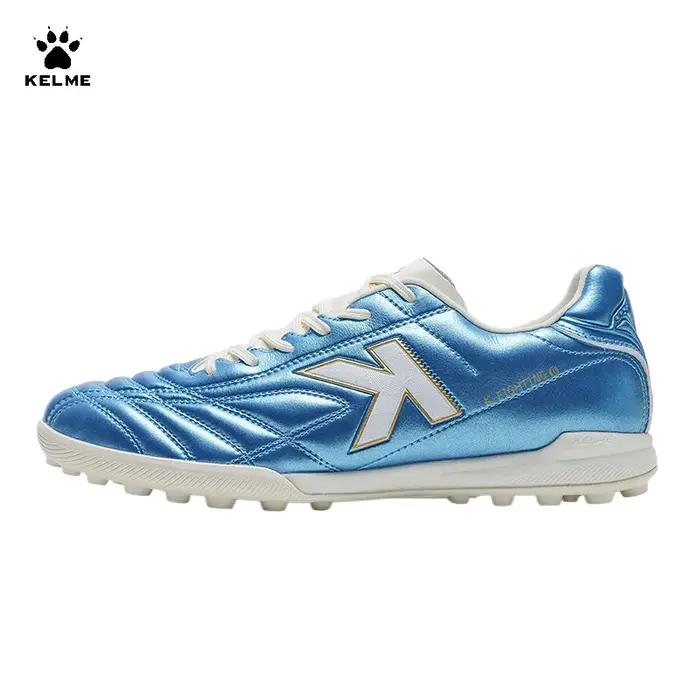 Kelme – bottes de football Tf pour hommes, chaussures de football pour jeunes, chaussures de football professionnelles pour terrain synthétique et gazon naturel, à crampons courts