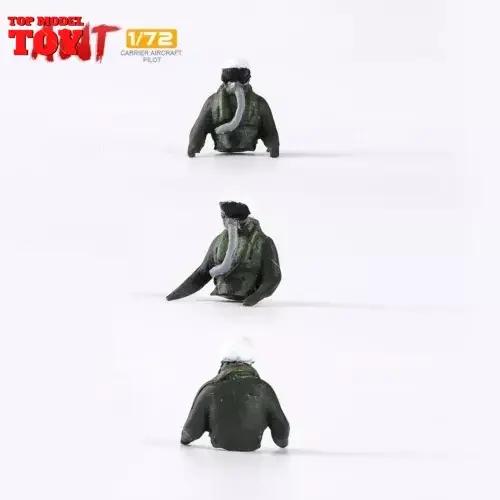 Miniature soldat et pilote de chasse en plastique échelle 1/72 pour collectionneurs et décorateurs historiques