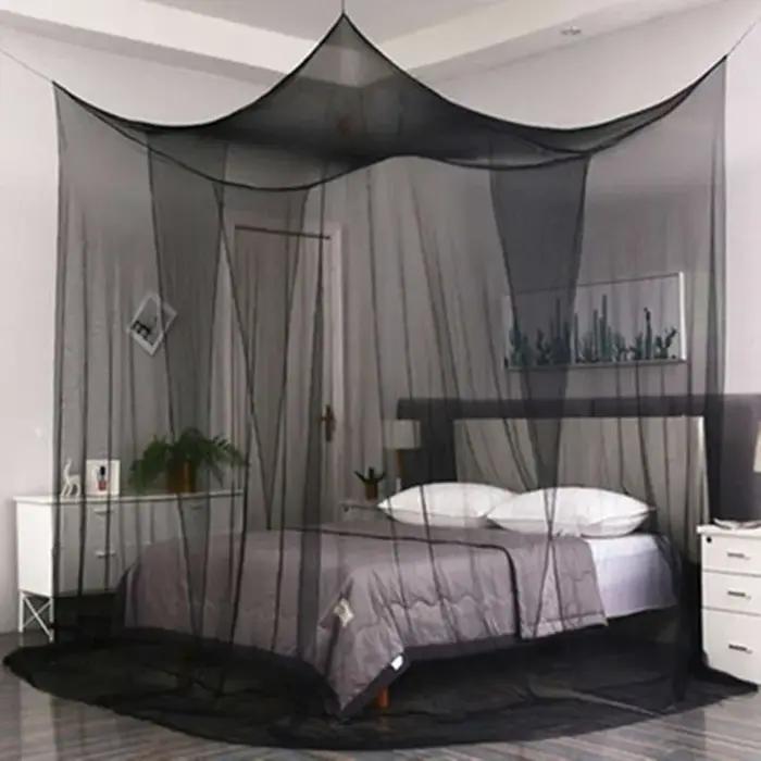 Moustiquaire Sexy Palace quatre portes King/Queen Double taille maison lit simple prévenir les insec