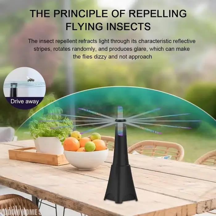 Ventilateurs anti-mouches portables pour tables