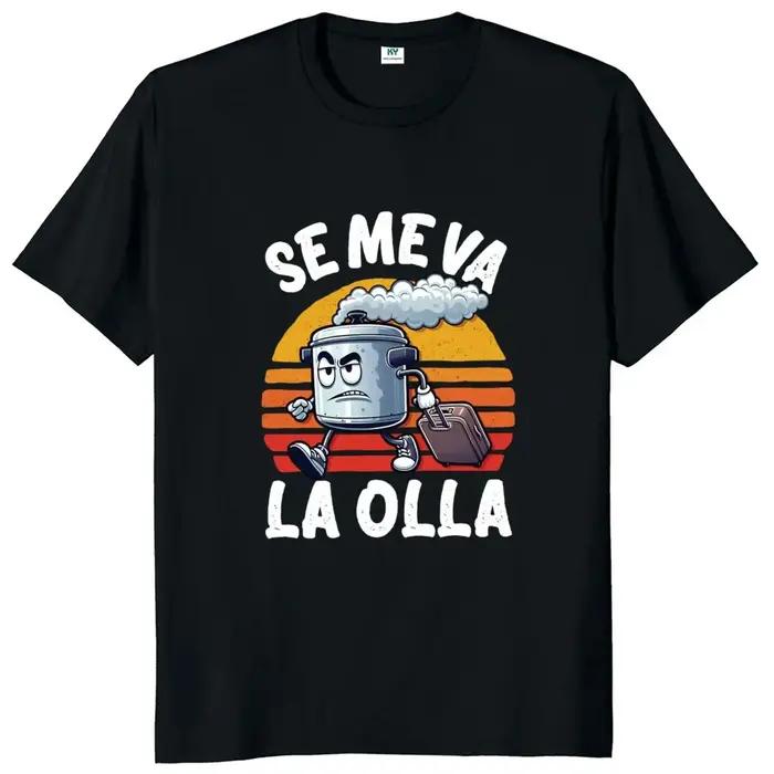 Se Me Va La Pinza T-shirt drôle blagues espagnoles Y2k Vintage