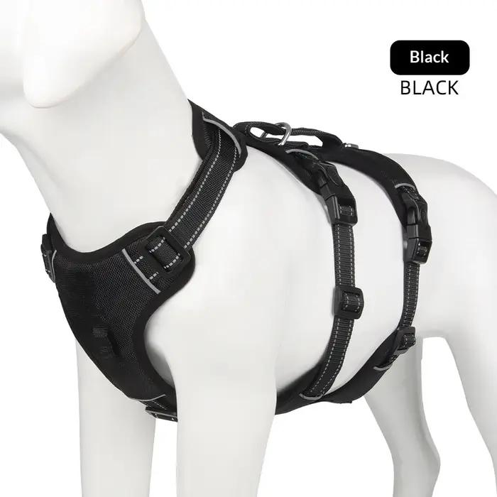 Harnais Anti-Evasion Pour Chien En Tissu Oxford Couleurs Et Tailles Variées Pour Chiens De Toutes Les Tailles Occasions Spéciales