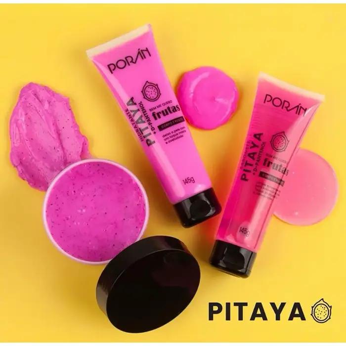 Pitaya Porán-Kit avec 3 Articles Exexpensants, Hydratants et Corps Regina et Visage