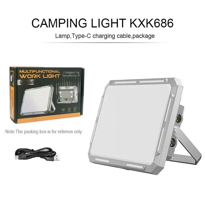 Lampe de Tente Camping LED Portable Étanche Haute Puissance pour Randonnée Pêche Nocturne et Activités Extérieures