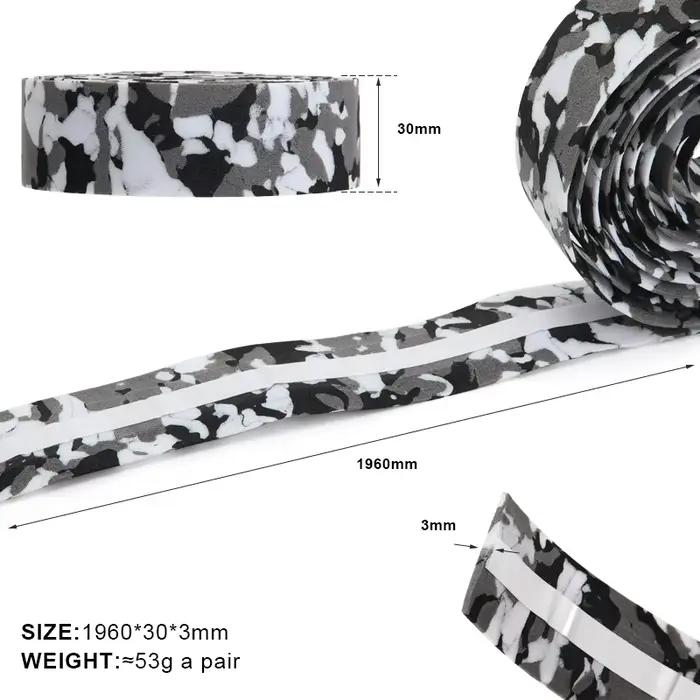 CamSolomon-Bande de guidon en éponge coordonnante ultralégère pour vélo de route, sangle avec boucho