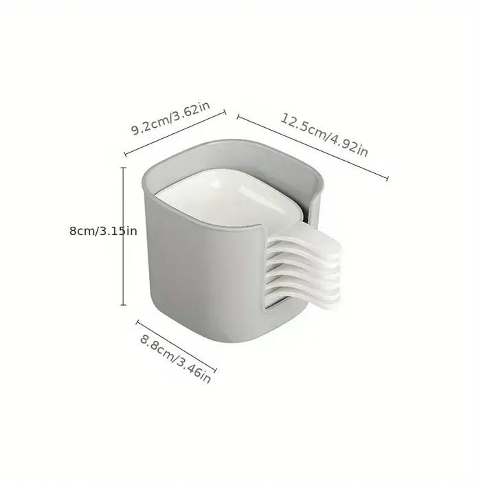 Ensemble de 7 plats à sauce en plastique rust proof pour dîners élégants et soirées festives