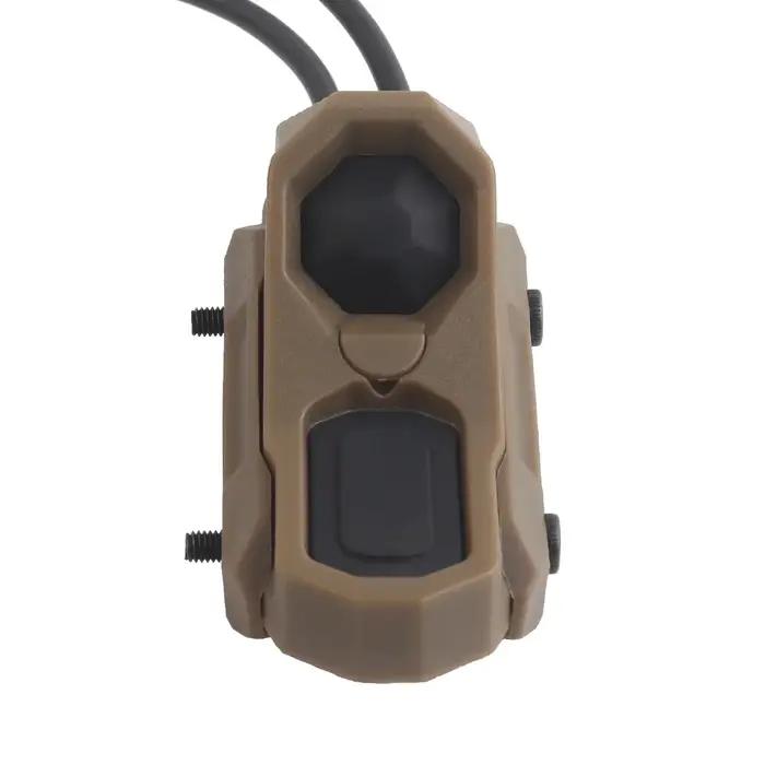 Interrupteur Tactique AXON Fil 2.5 SF à Distance pour Lampe PEQ NG sur Rail Picatinny Double Fonction Pression