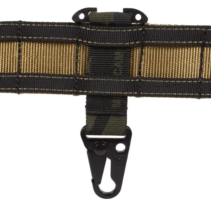 Mousqueton tactique avec crochet pour équipement molle - Accessoire ceinture chasse et airsoft