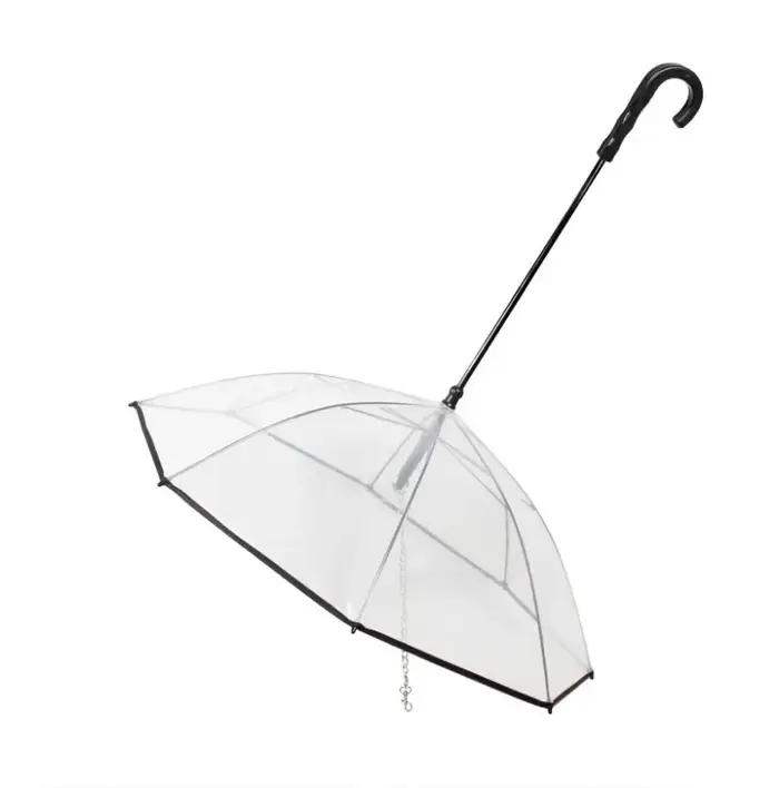 Parapluie transparent pour animaux de compagnie