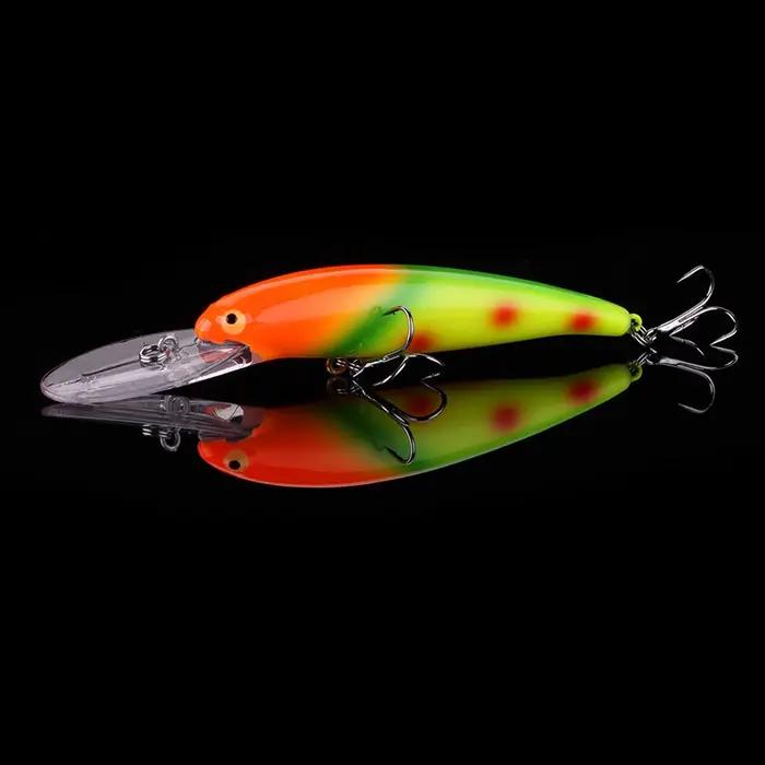 WALK FISH 1 pièces appât dur 115mm 11.6g qualité méné leurre de pêche manivelle Wobble profondeur 3-
