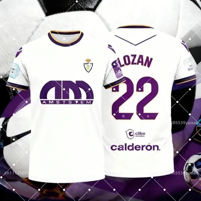 Nouveau T-shirt d'entraînement de Football pour Hommes Polyester Respirant Style Espagnol Décontracté Idéal pour la Plage Occasions Spéciales