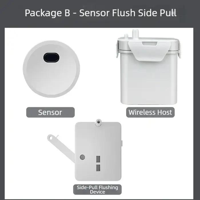 Système de chasse d'eau automatique sans contact pour toilettes