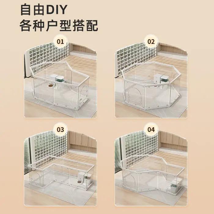 Cage intérieure pour chien petit chien chiot chenil de garde spécial couleur personnalisable epissage gratuit sécurité confort maison jouet anxiété bien-être santé