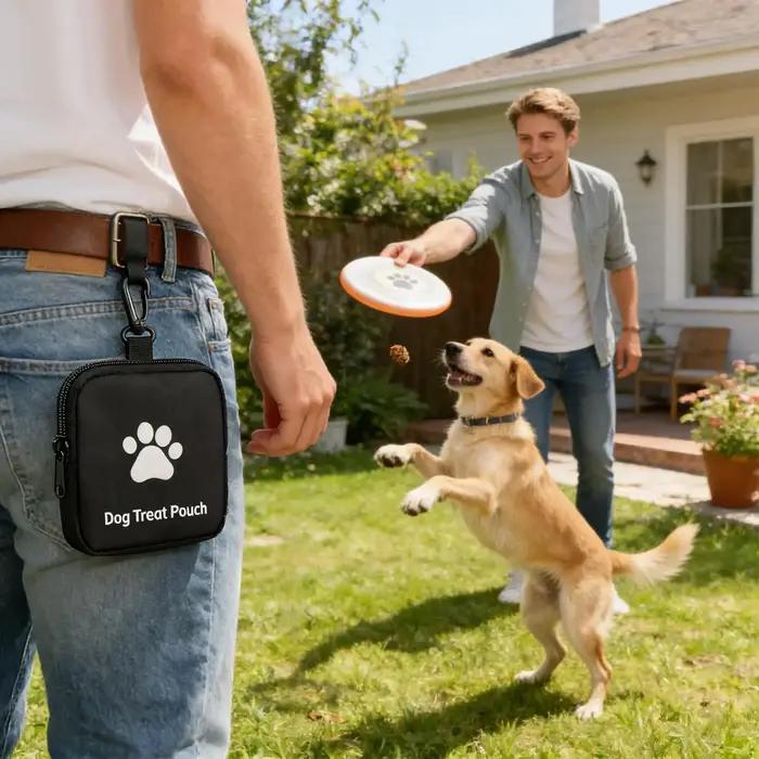 Sac de dressage pour chien multifonctionnel étanche et portable pour récompenses et friandises idéal pour les voyages et le transport d'accessoires pour animaux