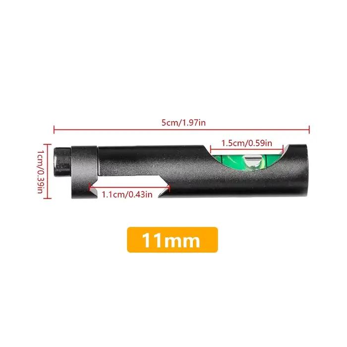 Niveau à bulle Hunting Spirit pour montures de lunette optique sur rail Picatinny 11mm/20mm, kit d'o