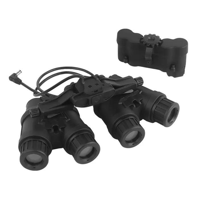 Simulation GPNVG-18 NVG modèle factice version basculante - Jumelles vision nocturne 4 tubes pour casque tactique