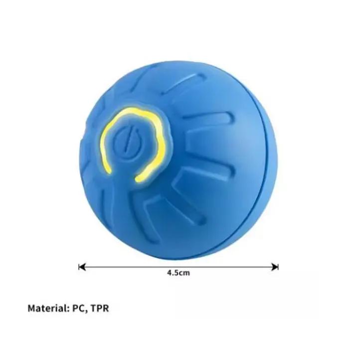 Boule de jeu électronique interactive pour chiens et chats avec fonction de rebond mobile USB pour stimuler l'intelligence et la curiosité des animaux de compagnie occasions spéciales cadeau