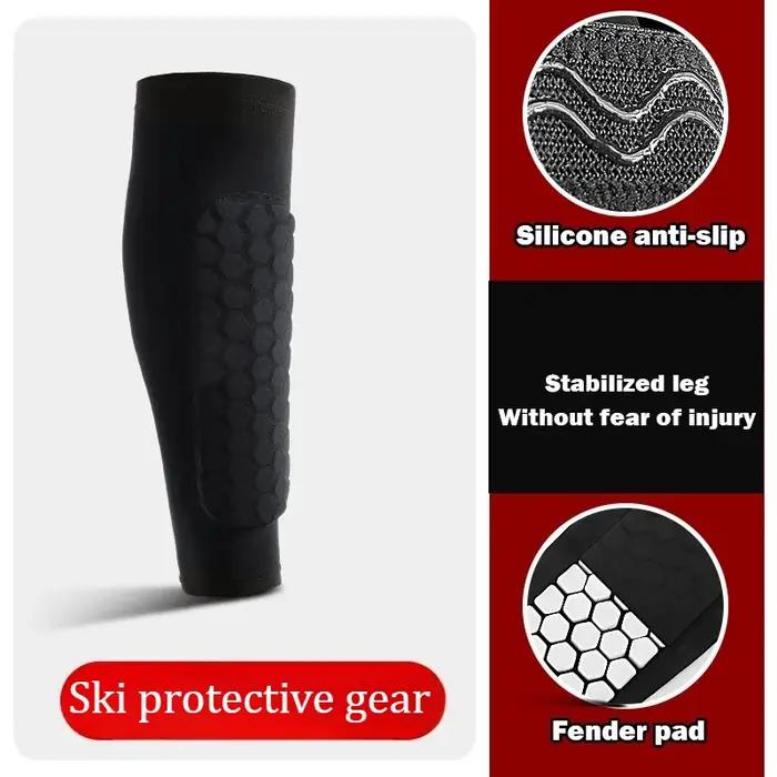 Paire de manchons de protège-tibia de ski