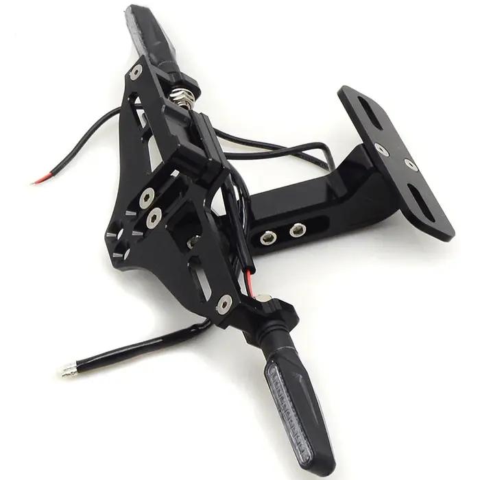 Support de plaque d'immatriculation en aluminium avec lumière LED pour MV Agusta F3 675 800 Brutale 1000 750 910 Brutale 989R élégant pour moto occasions spéciales