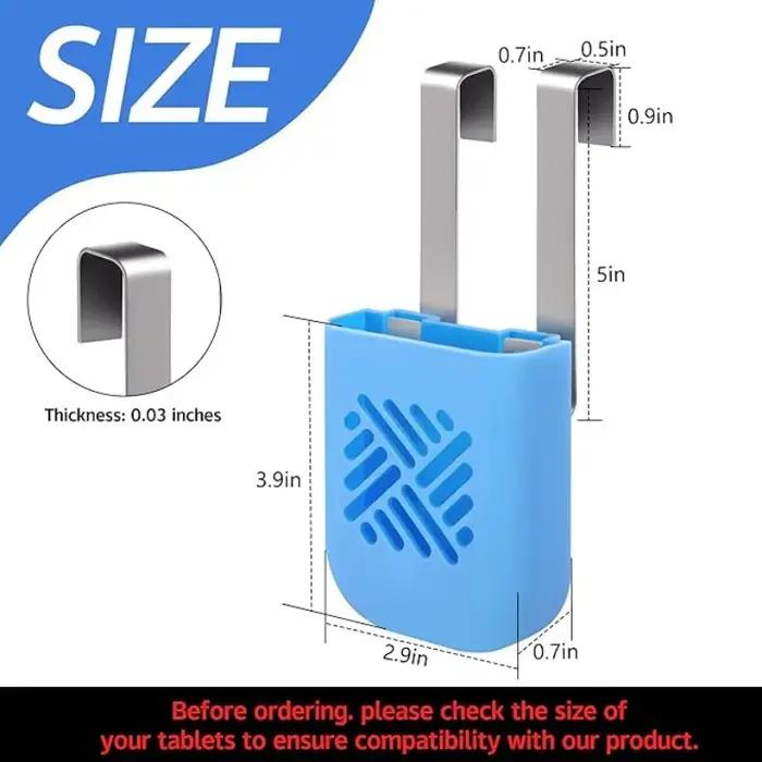 1 ou 2 ensembles de distributeurs solides pour toilettes suspendues, support pour nettoyant de toilettes suspendues, empêchant les résidus dissous de polluer