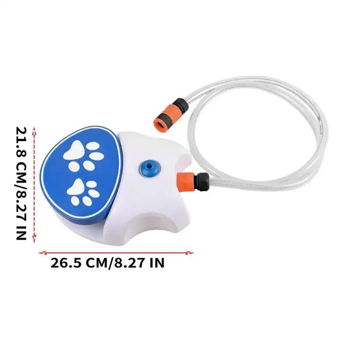 Fontaine à eau pour chien à activation par pédale