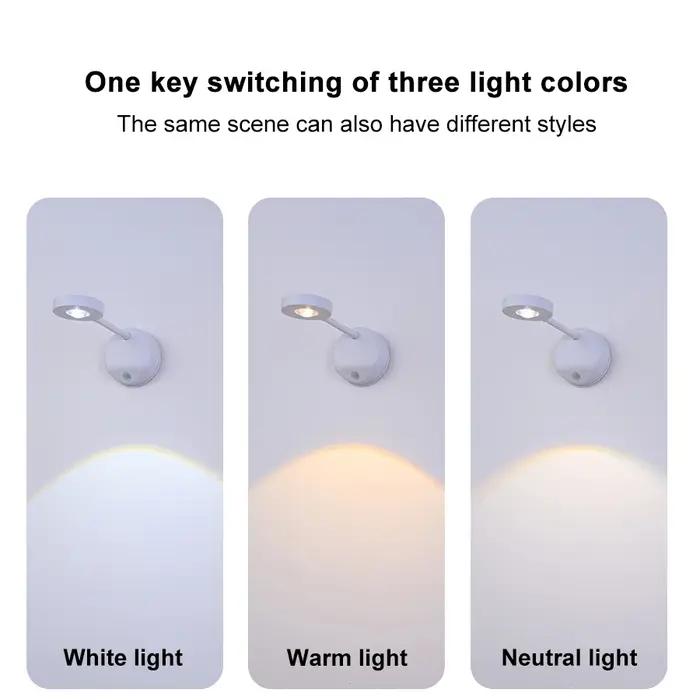 Veilleuse LED USB sans fil avec détecteur de mouvement, lampe murale pour cuisine, chambre et salon,
