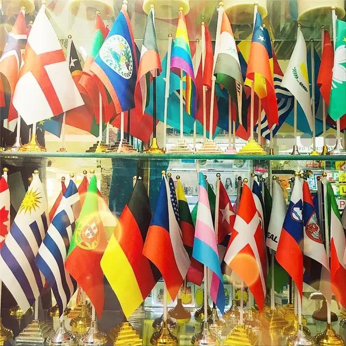 Drapeau à main de l'Union européenne (UE) 14*21cm