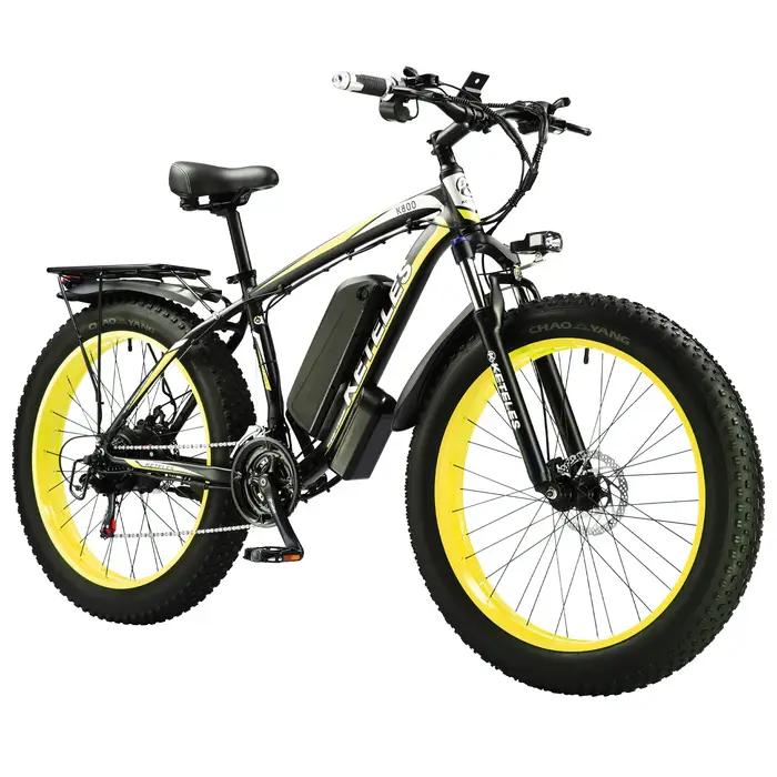 EllTELES-Vélo Électrique K800 de Haute Qualité, 1000W, 13Ah, 27MPH, Livraison Rapide