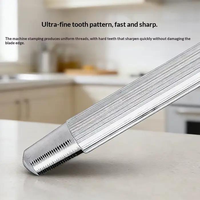 Aiguiseur de couteaux professionnel en acier au carbone avec poignée en ABS pour maintenir vos ustensiles de cuisine en parfait état occaSIONS SPECIALES