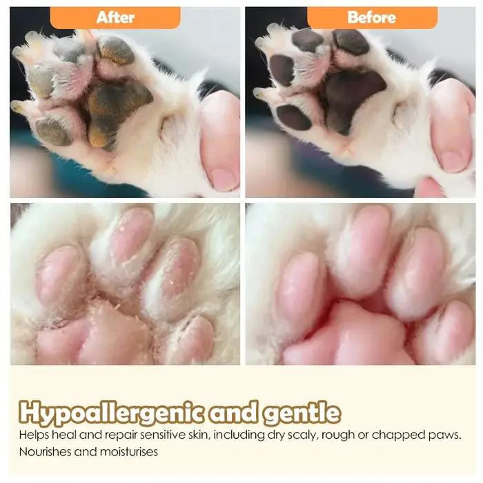 Crème hydratante naturelle pour patte de chien et de chat hydrater protéger peau animaux de compagnie soins d'hiver occasions spéciales