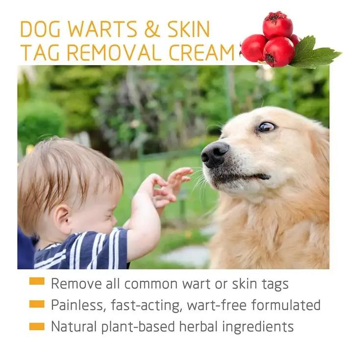 Crème anti-verrue naturelle pour chien