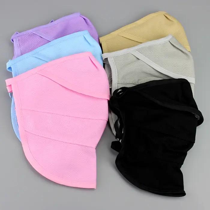 Masque de protection contre les UV pour femme, masque facial respirant, écharpe de couverture, boucl