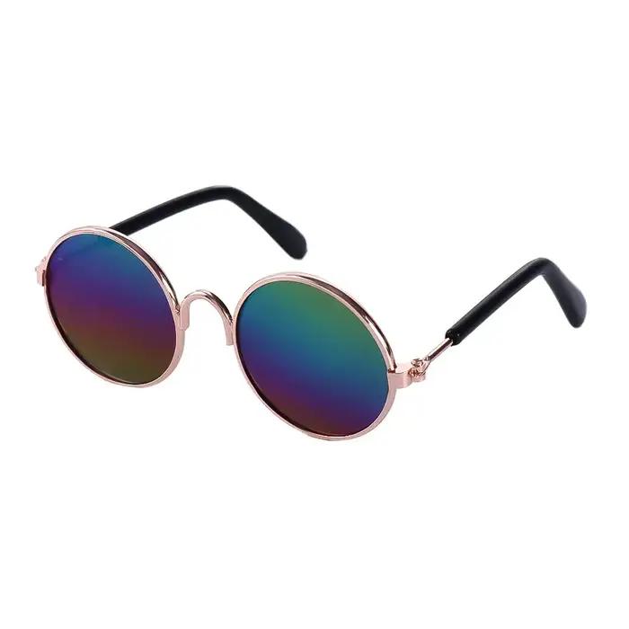 Lunettes de soleil rondes amusantes pour petit chien et chat