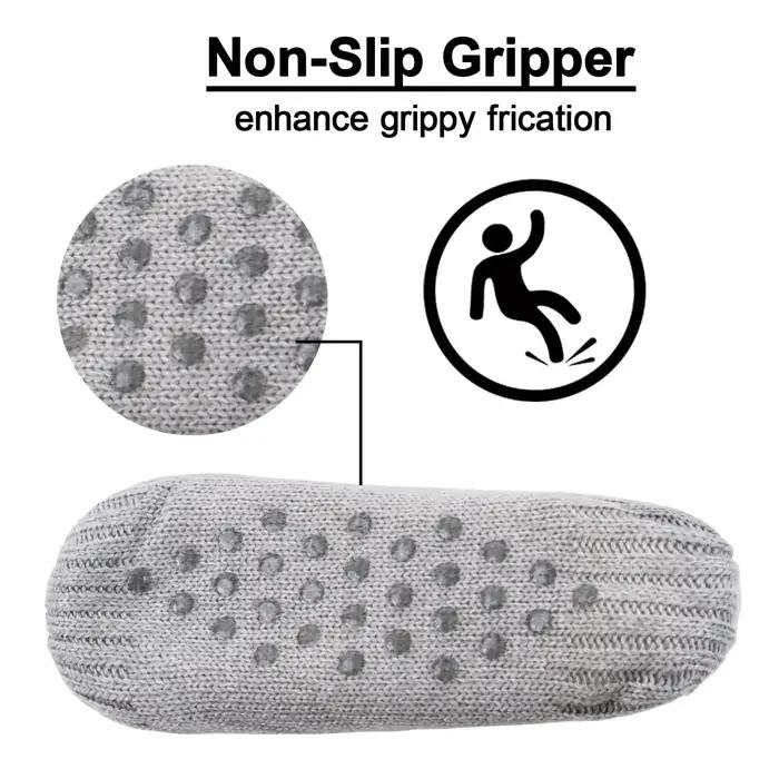 Chaussettes pantoufles thermiques chasse homme - Chaussettes chaudes maison anti-dérapantes hiver chasse