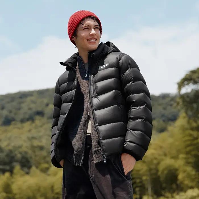 Semir doudoune hommes hiver 90% duvet remplissage léger