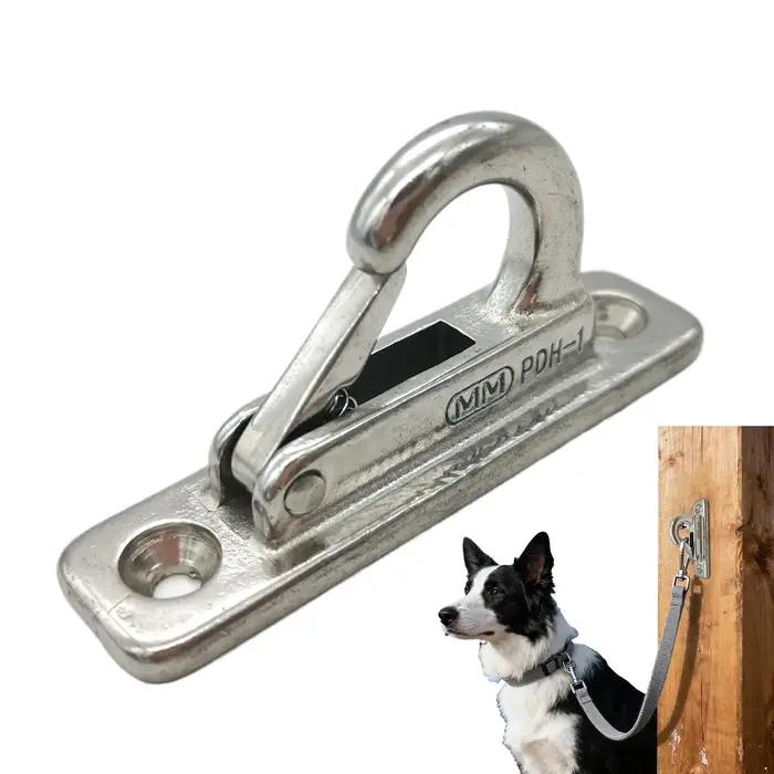 Support mural en acier inoxydable pour laisses de chien