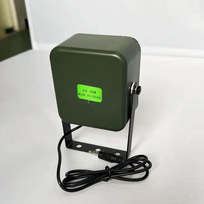 Haut-parleur de chasse BK1218B 50W 150dB aimant carré pour appel d'oiseaux et gibier