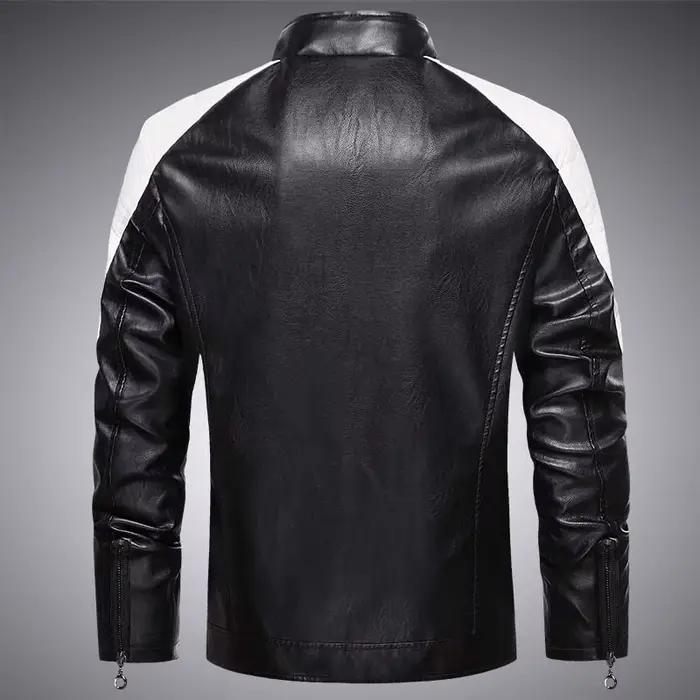 Veste de moto pour homme noir style décontracté polyesters confortables multi-poches pour hommes voyages automne hiver