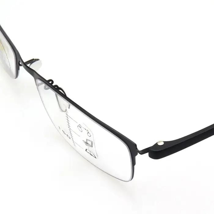 Lunettes progressives Anti-rayons bleus, pour lecture presbytie, monture à la mode, verres transpare