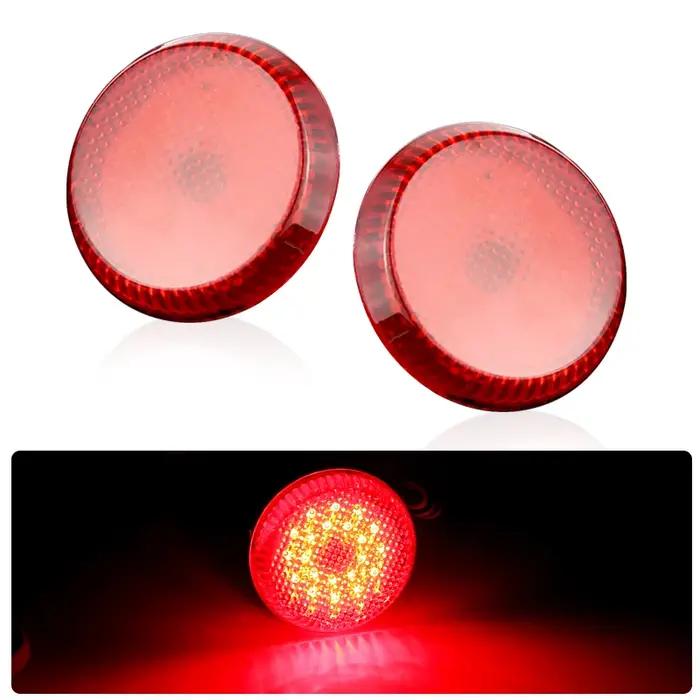 2 pièces LED feux réflecteurs de pare-chocs arrière pour Toyota Corolla 2008-2010 pour Nissan Qashqai pour Pathfinder